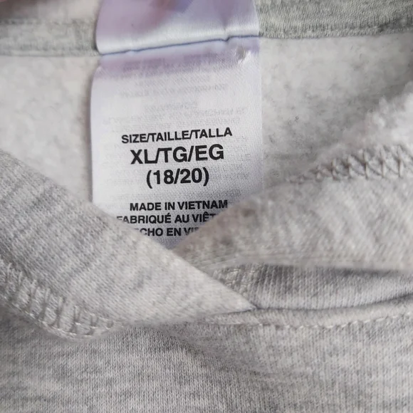 Adidas Grey Black White Logo Hoodie - Picture 3 of 3